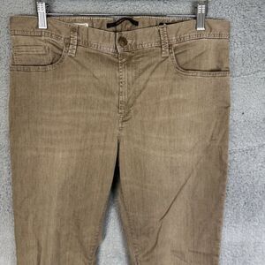 Alberto‎ Jeans Mens 34x29 Brown Luxury T400 Denim Modern Fit Preppy